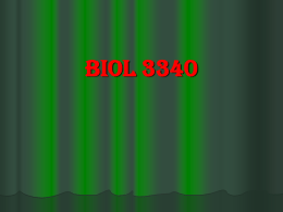 BIOL 3340