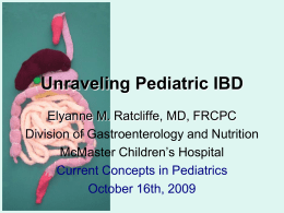 Unraveling Pediatric IBD