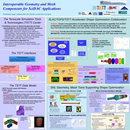 Interoperable Geometry and Mesh Components for SciDAC Applications The TSTT Interfaces