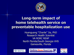 Long-term impact of home telehealth service on preventable hospitalization use