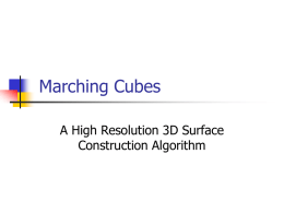 Marching Cubes A High Resolution 3D Surface Construction Algorithm