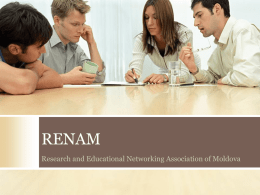 RENAM Research and Educational Networking Association of Moldova