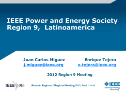 IEEE Power and Energy Society Region 9,  Latinoamerica