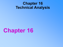 Chapter 16 Technical Analysis