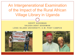 An Intergenerational Examination of the Impact of the Rural African