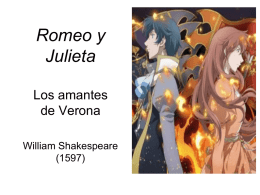 Romeo y Julieta Los amantes de Verona