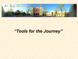 “Tools for the Journey”