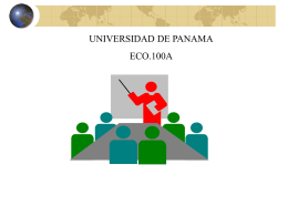 UNIVERSIDAD DE PANAMA ECO.100A