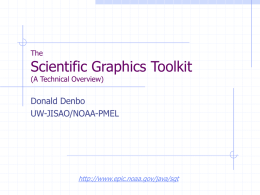 Scientific Graphics Toolkit Donald Denbo UW-JISAO/NOAA-PMEL The