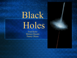 Black Holes Fred Ikeler Shimon Masaki