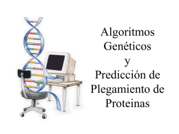 Algoritmos Genéticos y Predicción de