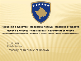 Republika e Kosovës - Republika Kosova - Republic of Kosova