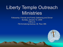 Liberty Temple Outreach Ministries