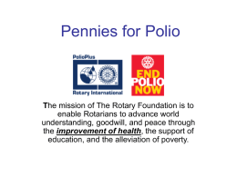 Pennies for Polio