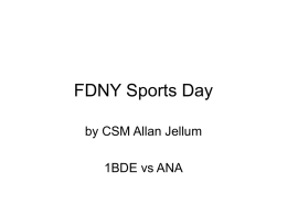 FDNY Sports Day by CSM Allan Jellum 1BDE vs ANA