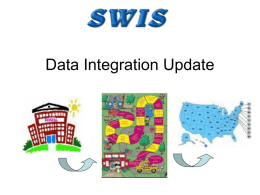 Data Integration Update