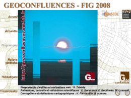 GEOCONFLUENCES - FIG 2008