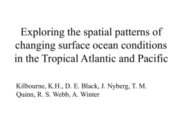 Exploring the spatial patterns of changing surface ocean conditions