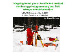Mapping forest plots: An efficient method combining photogrammetry and field triangulation/trilateration