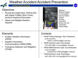 Weather Accident Accident Prevention Objectives
