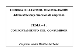 Administración y dirección de empresas TEMA – 4 :