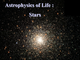 Astrophysics of Life : Stars