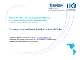 Estrategia de eSalud para América Latina y el Caribe