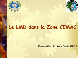 Le LMD dans la Zone CEMAC Présentation