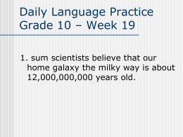 Daily Language Practice Grade 10 – Week 19