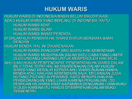 HUKUM WARIS