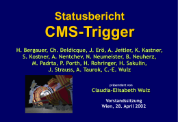 CMS-Trigger Statusbericht