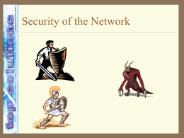 Security of the Network