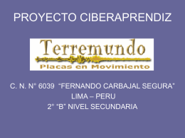 PROYECTO CIBERAPRENDIZ 6039  “FERNANDO CARBAJAL SEGURA” C. N. N° – PERU