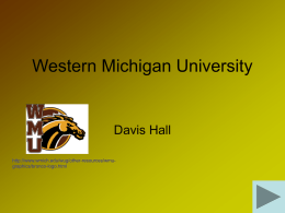 Western Michigan University Davis Hall  graphics/bronco-logo.html