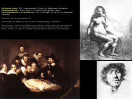 Self-Portrait, Staring Seated Female Nude The Anatomy Lecture of Dr. Nicolaes Tulp ,