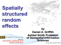 Spatially structured random effects