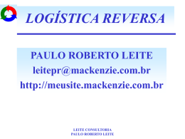 LOGÍSTICA REVERSA PAULO ROBERTO LEITE