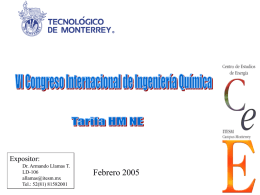 Febrero 2005 Expositor: Dr. Armando Llamas T. LD-106
