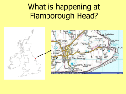 What is happening at Flamborough Head?