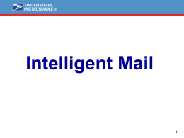 Intelligent Mail 1