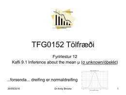 TFG0152 Tölfræði