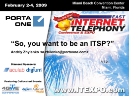 “So, you want to be an ITSP?” Andriy Zhylenko &lt;&gt; V1.2