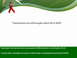 Treinamento em Informação sobre HIV e AIDS