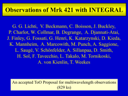 Observations of Mrk 421 with INTEGRAL