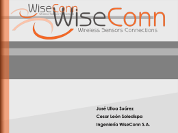 José Ulloa Suárez Cesar León Soledispa Ingeniería WiseConn S.A.