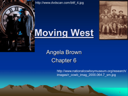 Moving West Angela Brown Chapter 6