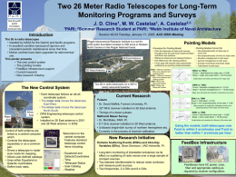 Two 26 Meter Radio Telescopes for Long-Term Monitoring Programs and Surveys