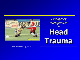 Head Trauma Emergency Management