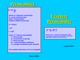 Permeability Fracture