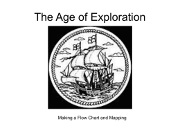 The Age of Exploration Making a Flow Chart and Mapping